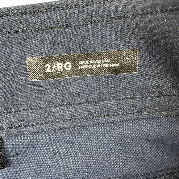 Prana Pants Womens 2 Regular Navy Blue Halle Straight Water Repellent Nylon Trek - Picture 4 of 12